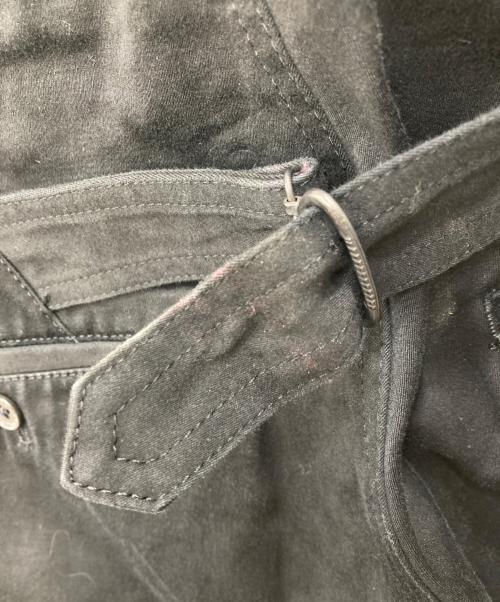 Y's（ワイズ）Y's (ワイズ) シンチバックパンツ ブラック サイズ:2の古着・服飾アイテム
