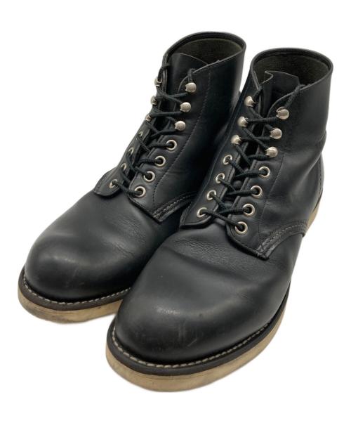 RED WING（レッドウィング）RED WING (レッドウィング) 6-inch Classic Round ブラック サイズ:26の古着・服飾アイテム
