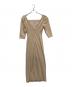 ERADIE (エラディエ) Drape midi dress ベージュ サイズ:FREE：8000円