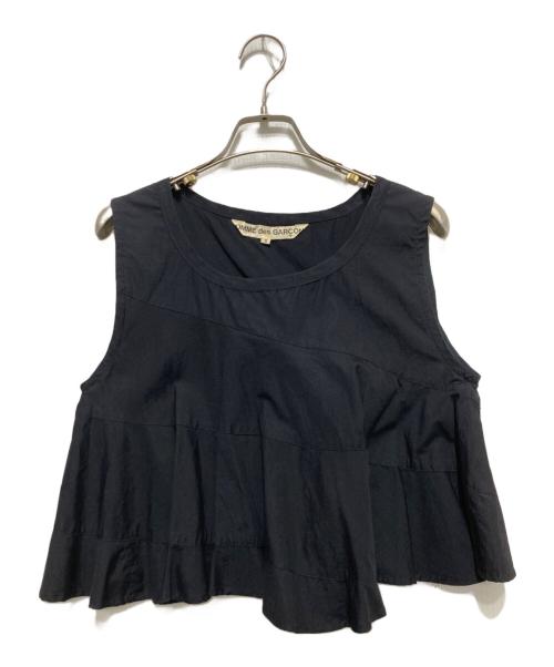 COMME des GARCONS（コムデギャルソン）COMME des GARCONS (コムデギャルソン) ノースリーブブラウス ブラック サイズ:Sの古着・服飾アイテム