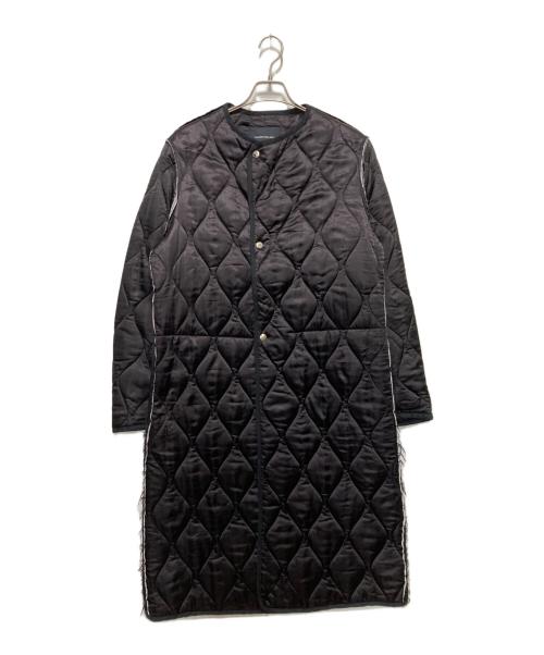 ALMOSTBLACK（オールモストブラック）ALMOSTBLACK (オールモストブラック) STUDIOUS (ステュディオス) 15TH NO COLLAR LAYERED LONG COAT ブラック サイズ:2の古着・服飾アイテム