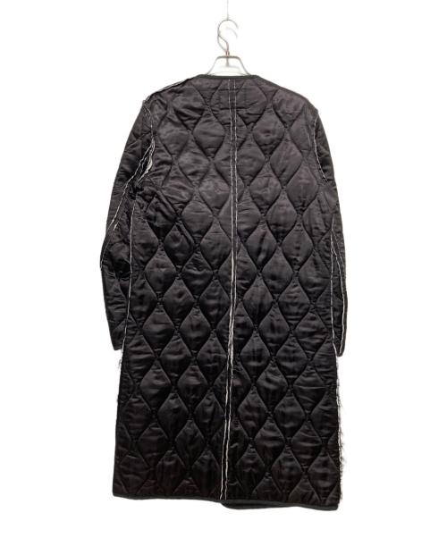 ALMOSTBLACK（オールモストブラック）ALMOSTBLACK (オールモストブラック) STUDIOUS (ステュディオス) 15TH NO COLLAR LAYERED LONG COAT ブラック サイズ:2の古着・服飾アイテム