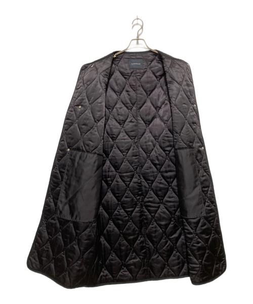 ALMOSTBLACK（オールモストブラック）ALMOSTBLACK (オールモストブラック) STUDIOUS (ステュディオス) 15TH NO COLLAR LAYERED LONG COAT ブラック サイズ:2の古着・服飾アイテム