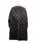 中古・古着 ALMOSTBLACK (オールモストブラック) STUDIOUS (ステュディオス) 15TH NO COLLAR LAYERED LONG COAT ブラック サイズ:2：20000円