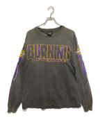 SAINT MICHAELセントマイケル）の古着「LS TEE/EVIL SPILIT/BLACK　エルエス ティー / イービル スピリット / ブラック」｜グレー