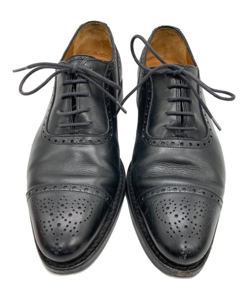 Jalan Sriwijaya（ジャランスリウァヤ）Jalan Sriwijaya (ジャランスリウァヤ) SEMI BROGUE　セミ ブローグ ブラック サイズ:SIZE 6の古着・服飾アイテム