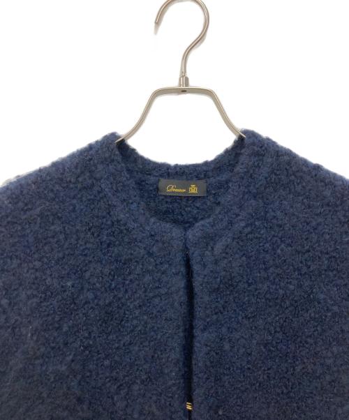DRAWER（ドゥロワー）Drawer (ドゥロワー) ウール アルパカ ニット ロングベスト ネイビー サイズ:不明の古着・服飾アイテム