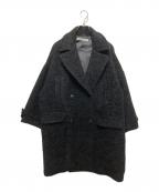 journal standard luxeジャーナルスタンダード ラックス）の古着「モヘヤシープ P-コート」｜ブラック