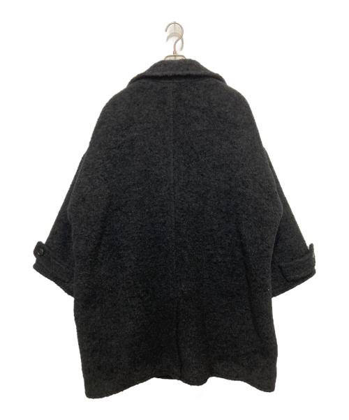 journal standard luxe（ジャーナルスタンダード ラックス）journal standard luxe (ジャーナルスタンダード ラックス) モヘヤシープ P-コート ブラック サイズ:不明の古着・服飾アイテム