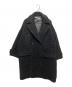 journal standard luxe（ジャーナルスタンダード ラックス）の古着「モヘヤシープ P-コート」｜ブラック