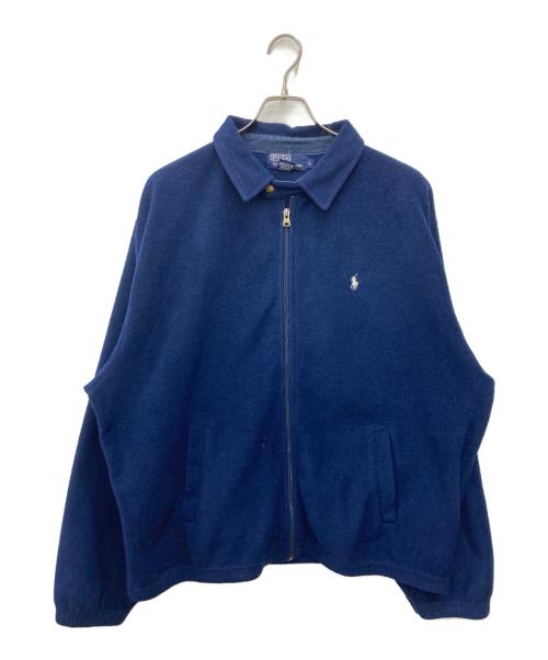 POLO RALPH LAUREN（ポロ・ラルフローレン）POLO RALPH LAUREN (ポロ・ラルフローレン) フリーススイングトップ ネイビー サイズ:Lの古着・服飾アイテム