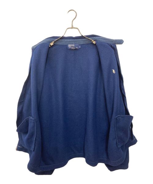 POLO RALPH LAUREN（ポロ・ラルフローレン）POLO RALPH LAUREN (ポロ・ラルフローレン) フリーススイングトップ ネイビー サイズ:Lの古着・服飾アイテム