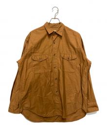 seven by seven（セブンバイセブン）の古着「Casual Tuck Shirts」｜ブラウン