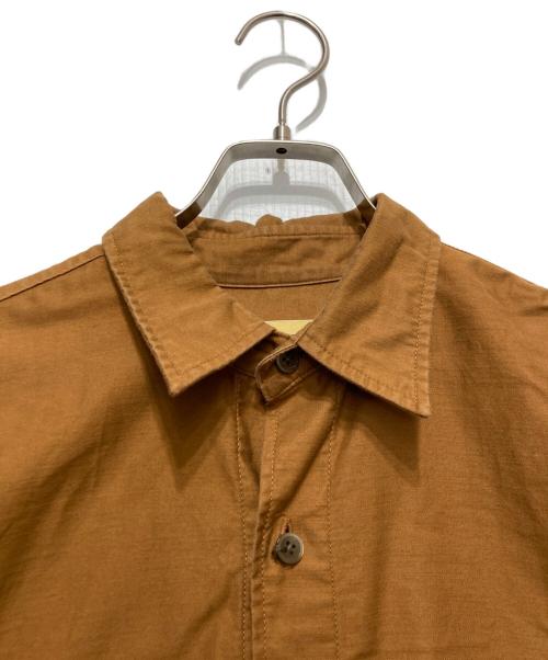 seven by seven（セブンバイセブン）SEVEN BY SEVEN (セブンバイセブン) Casual Tuck Shirts ブラウン サイズ:Ⅿの古着・服飾アイテム