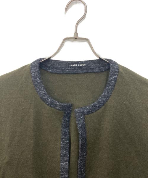FRANK LEDER（フランクリーダー）FRANK LEDER (フランクリーダー) プレーンウールジャージージャンカージャケット グリーン サイズ:Ｍの古着・服飾アイテム