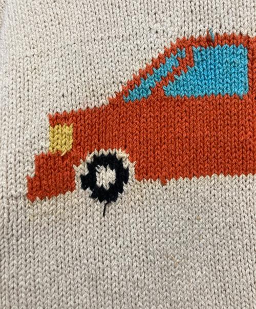 MacMahon Knitting Mills（マクマホン ニッティングミルズ）MacMahon Knitting Mills (マクマホン ニッティングミルズ) デザインニット アイボリー サイズ:不明の古着・服飾アイテム