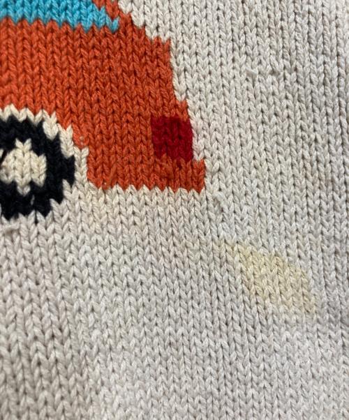 MacMahon Knitting Mills（マクマホン ニッティングミルズ）MacMahon Knitting Mills (マクマホン ニッティングミルズ) デザインニット アイボリー サイズ:不明の古着・服飾アイテム