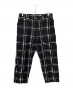 seven by sevenセブンバイセブン）の古着「MEXICAN BLANCKET WIDE PANTS」｜ブラック
