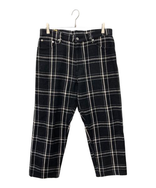 seven by seven（セブンバイセブン）SEVEN BY SEVEN (セブンバイセブン) MEXICAN BLANCKET WIDE PANTS ブラック サイズ:XSの古着・服飾アイテム