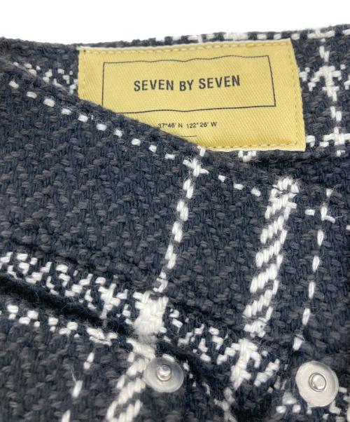 seven by seven（セブンバイセブン）SEVEN BY SEVEN (セブンバイセブン) MEXICAN BLANCKET WIDE PANTS ブラック サイズ:XSの古着・服飾アイテム