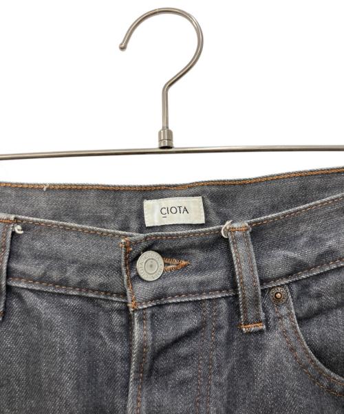 CIOTA（シオタ）CIOTA (シオタ) スビンコットン 13.5oz ストレートデニム グレー サイズ:32の古着・服飾アイテム