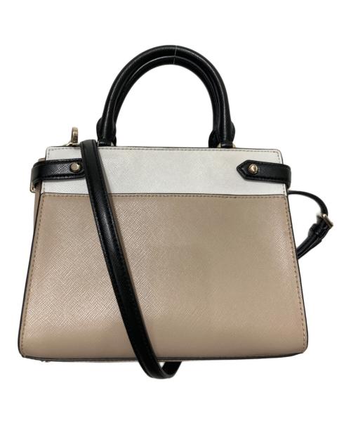 Kate Spade（ケイトスペード）Kate Spade (ケイトスペード) Stacy Colorblock Small Satchel ベージュの古着・服飾アイテム