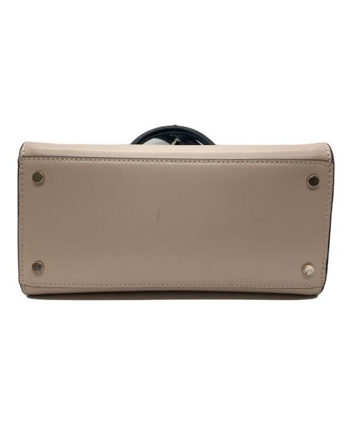 Kate Spade（ケイトスペード）Kate Spade (ケイトスペード) Stacy Colorblock Small Satchel ベージュの古着・服飾アイテム
