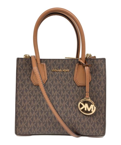 MICHAEL KORS（マイケル・コース）MICHAEL KORS (マイケル・コース) 2WAYバッグ ブラウンの古着・服飾アイテム