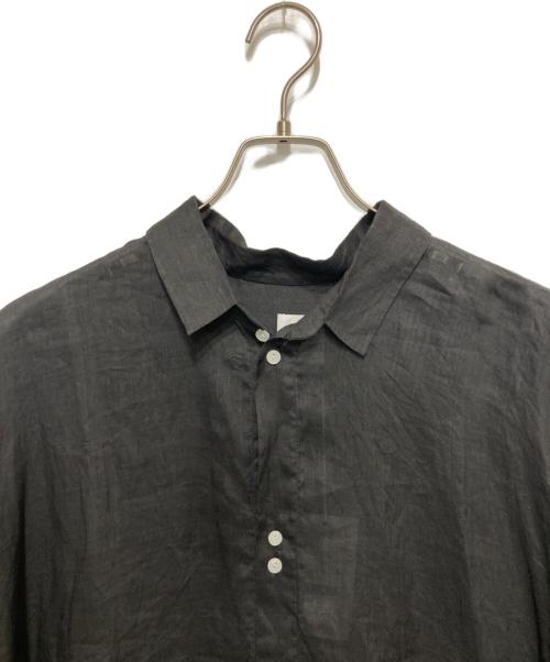5W（ファイブワット）5W (ファイブワット) PONCHO SHIRTS　ポンチョ シャツ ブラック サイズ:SIZE 2 未使用品の古着・服飾アイテム