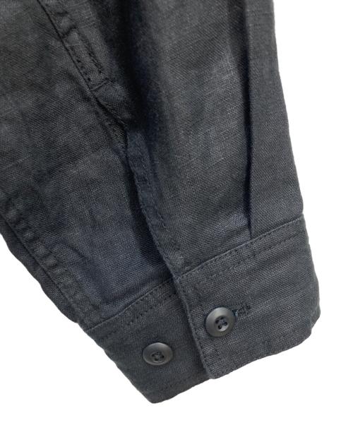 KAGURE（カグレ）kagure (カグレ) 『ユニセックス』リネンカバーオール ブラック サイズ:1 未使用品の古着・服飾アイテム