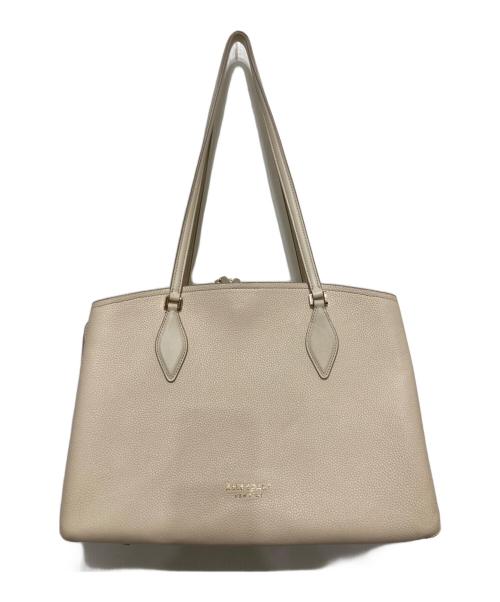 Kate Spade（ケイトスペード）Kate Spade (ケイトスペード) ジージーラージワークトート ベージュの古着・服飾アイテム