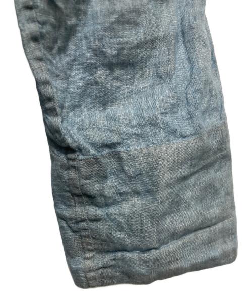 Toujours（トゥジュー）Toujours (トゥジュー) リネンカシュクールワンピース スカイブルー サイズ:2の古着・服飾アイテム