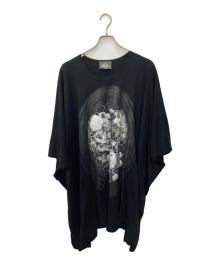Vivienne Westwood man（ヴィヴィアン ウェストウッド マン）の古着「半袖カットソー CRACKED FLORAL FRAME エレファンントTシャツ」｜ブラック