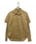DIESEL（ディーゼル）の古着「S-MARLEY-A フェイクレイヤードシャツ」｜ベージュ