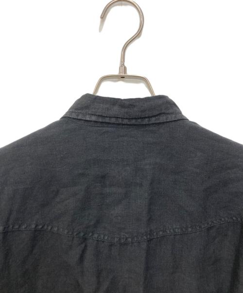 DIESEL（ディーゼル）DIESEL (ディーゼル) s-plan-x リネンシャツ ブラック サイズ:SIZE 50の古着・服飾アイテム