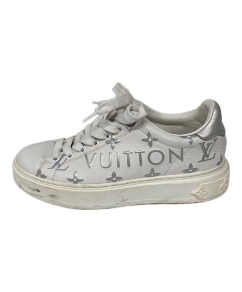 LOUIS VUITTON（ルイ ヴィトン）LOUIS VUITTON (ルイ ヴィトン) タイムアウトラインモノグラムスニーカー ホワイト サイズ:36の古着・服飾アイテム