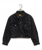 LEVI'Sリーバイス）の古着「SHRUNKEN 90S トラッカージャケット」｜ブラック