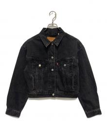 LEVI'S（リーバイス）の古着「SHRUNKEN 90S トラッカージャケット」｜ブラック