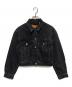 LEVI'S（リーバイス）の古着「SHRUNKEN 90S トラッカージャケット」｜ブラック