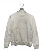 OLD FOLK HOUSEオールドフォークハウス）の古着「circle logo sweat　サークル ロゴ スウェット」｜ホワイト