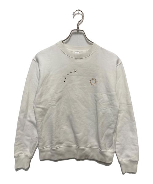 OLD FOLK HOUSE（オールドフォークハウス）old folk house (オールドフォークハウス) circle logo sweat　サークル ロゴ スウェット ホワイト サイズ:SIZE 00の古着・服飾アイテム