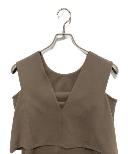 allureville（アルアバイル）allureville (アルアバイル) セパレートワンピース ブラウン サイズ:SIZE 2の古着・服飾アイテム