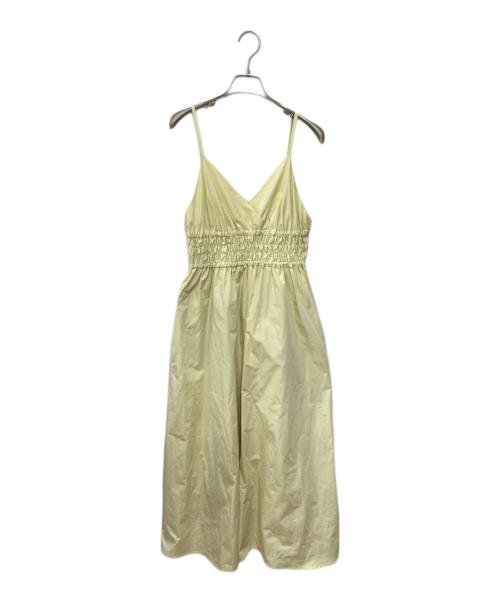 La boutique BonBon（ラブティックボンボン）La boutique BonBon (ラブティックボンボン) タフタキャミワンピース イエロー サイズ:Fの古着・服飾アイテム