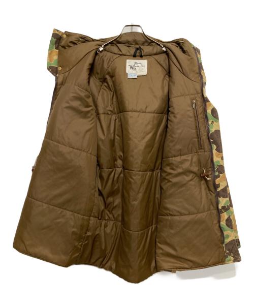 WOOLRICH（ウールリッチ）WOOLRICH (ウールリッチ) 70’s ダックハンターカモダウンジャケット ベージュ サイズ:MEDIUMの古着・服飾アイテム