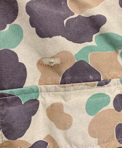 WOOLRICH（ウールリッチ）WOOLRICH (ウールリッチ) 70’s ダックハンターカモダウンジャケット ベージュ サイズ:MEDIUMの古着・服飾アイテム