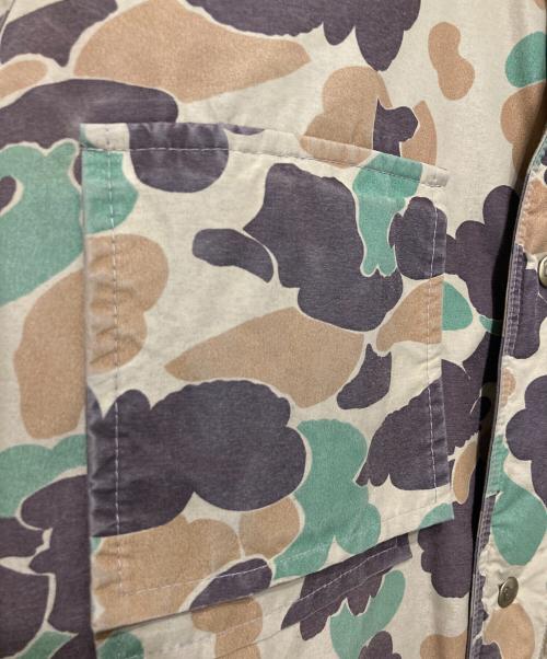 WOOLRICH（ウールリッチ）WOOLRICH (ウールリッチ) 70’s ダックハンターカモダウンジャケット ベージュ サイズ:MEDIUMの古着・服飾アイテム