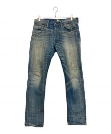 RRL（ダブルアールエル）の古着「SLIM FIT-5-POCKET-DENIM」｜ブルー