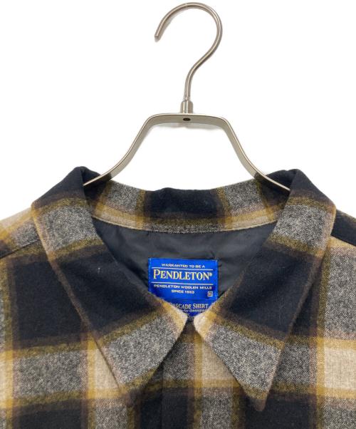 PENDLETON（ペンドルトン）PENDLETON (ペンドルトン) THE CASCADE SHIRTS ブラウン サイズ:XLの古着・服飾アイテム