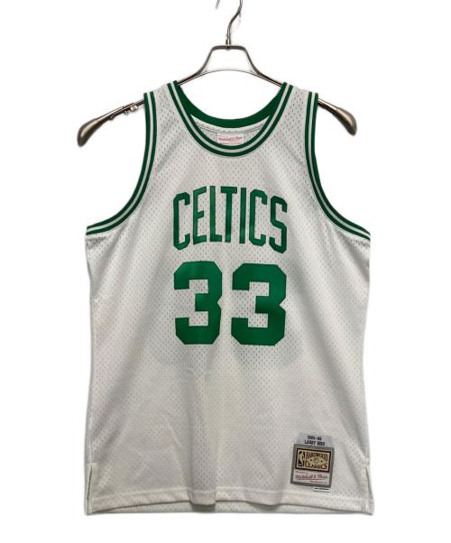 MITCHELL & NESS（ミッチェルアンドネス）MITCHELL & NESS (ミッチェルアンドネス) ゲームシャツ SINGWMAN COLLECTION ホワイト サイズ:Lの古着・服飾アイテム