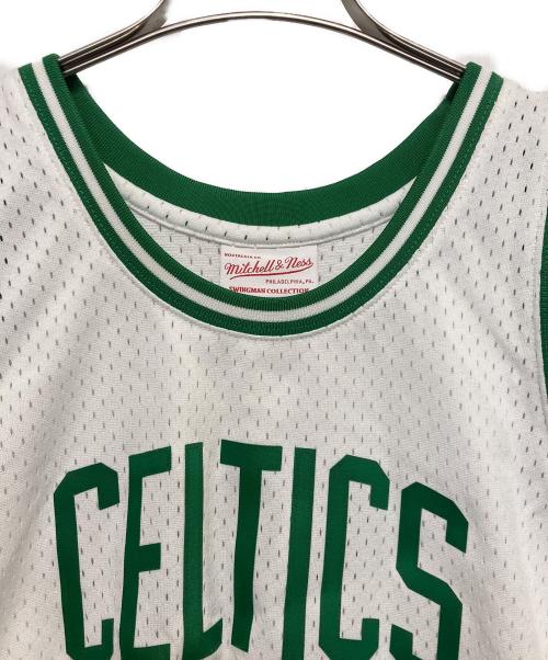MITCHELL & NESS（ミッチェルアンドネス）MITCHELL & NESS (ミッチェルアンドネス) ゲームシャツ SINGWMAN COLLECTION ホワイト サイズ:Lの古着・服飾アイテム